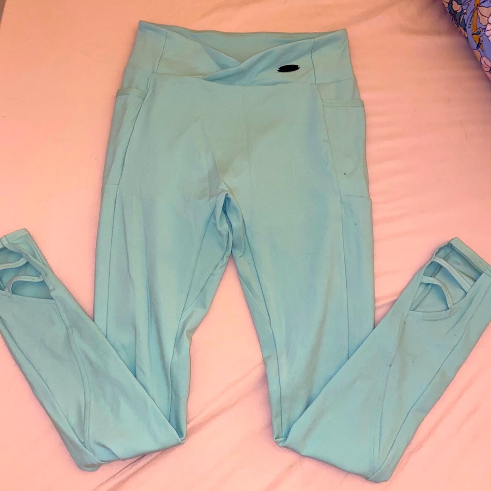 Gymshark poise leggings light green